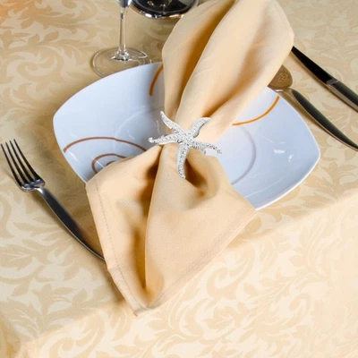  6pcs stella in lega di zinco portatovaglioli anelli fatti a mano moda - Immagine 1 di 4