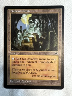 LP Ancient Tomb Tempest Mtg Magic the Gathering - Image 1 of 4