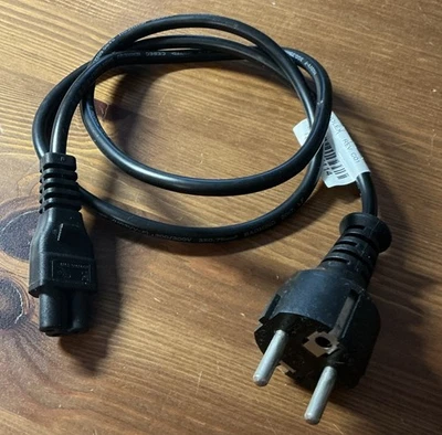 Kabel 3polig Stromkabel Netzkabel Micky Maus Kabel Kleeblatt Schuko - Bild 1 von 3