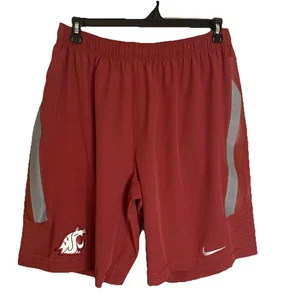 Nike NCAA Washington State Cougars Men's Basketball Shorts Size XL Crimson Red - Picture 1 of 16