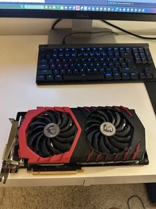 MSI NVIDIA Geforce GTX 1070 Gaming X 8GB GDDR5 Graphics Card - Bild 1 von 5