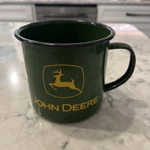 Taza de café de metal esmaltado John Deere - Imagen 1 de 9