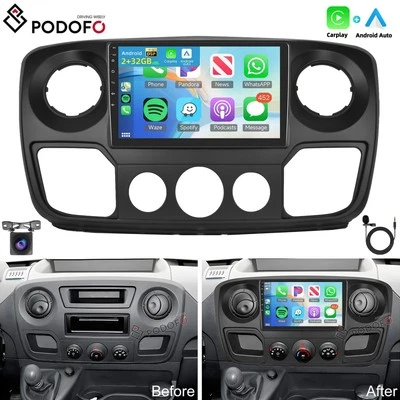 KAM+ Android 15 Autoradio GPS Für Renault Master III Opel Movano B Nissan NV400 - Bild 1 von 4