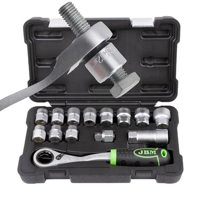 KIT UTENSILI CRICCHETTO GO-THROUGH JBM DA 14 PEZZI 54090 - Imagen 1 de 4