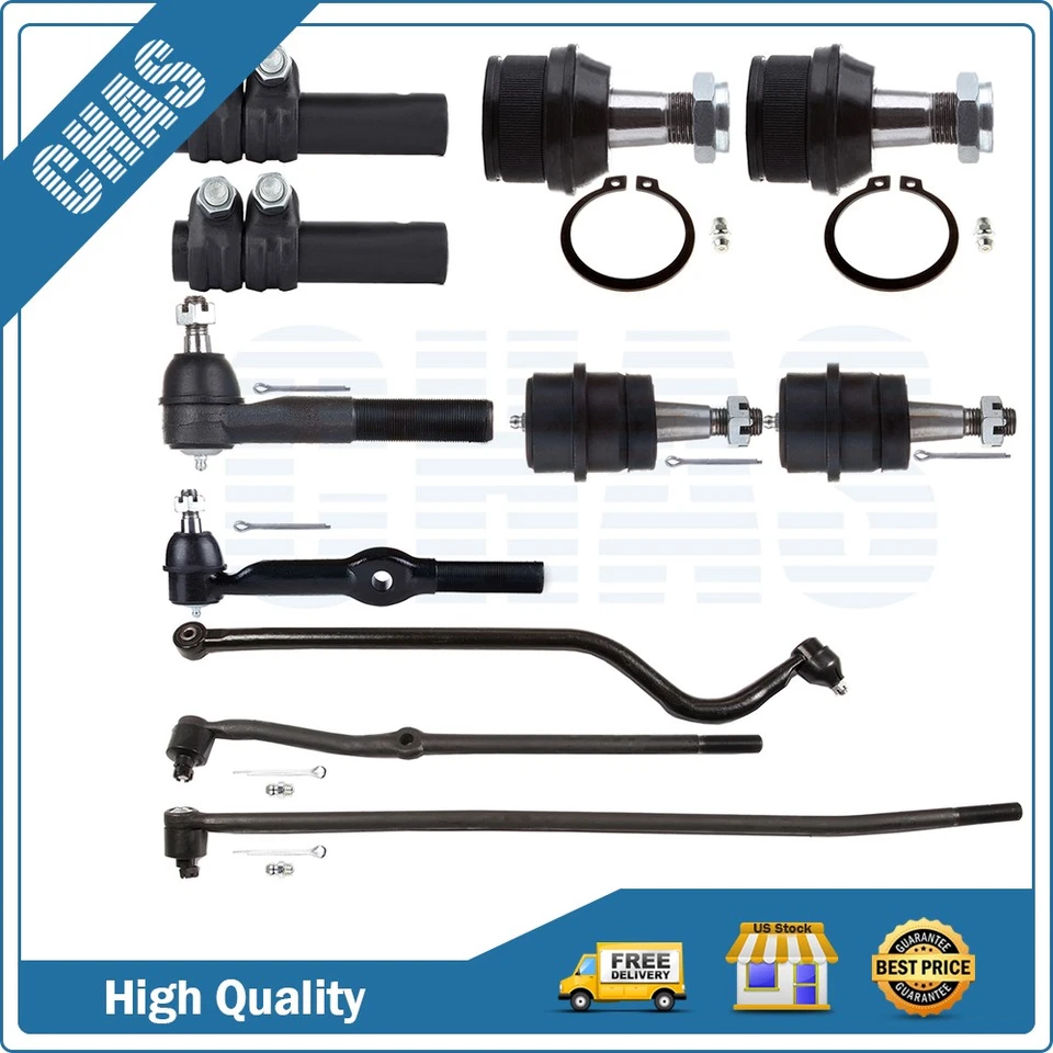 11 peças junta esférica dianteira para 1994-1997 Dodge Ram 1500 Dodge Ram 2500 - Imagem 1 de 1