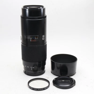 [Near Mint/W:Hood] Minolta AF 75-300mm F/4.5-5.6 Zoom Lens from Japan - Image 1 of 4