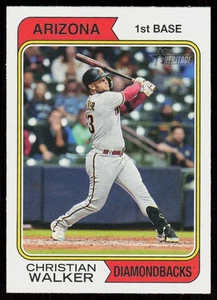 2023 Topps Heritage Christian Walker #165 BASEBALL Arizona Diamondbacks - Picture 1 of 2