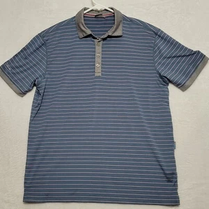 Ping Sensor Cool Golf Shirt Mens Large Blue Performance Short Sleeve Casual Polo - Picture 1 of 8