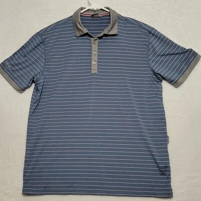 Ping Sensor Cool Golf Shirt Mens Large Blue Performance Short Sleeve Casual Polo - Image 1 of 4