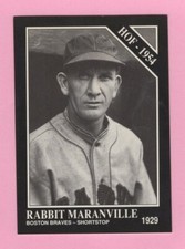 1991 The Sporting News - #4  Rabbit Maranville -- Boston Braves -- Box 125