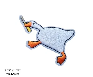 Duck Knife Meme Funny Embroidered Iron On Patch - Picture 1 of 2