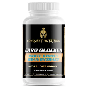 Bloqueador de carbohidratos con extracto de frijol blanco Conquest Nutrition - 60 cápsulas vegetales - Imagen 1 de 2