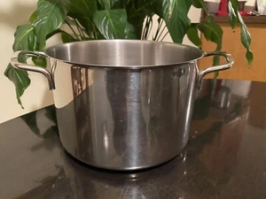 Silampos Portugal Stainless Steel 4 quart Stock cooking pot casserole no lid - Picture 1 of 10