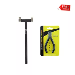 Archery Bow Nocking Pliers Set with 4 String Nocking Points +Black Square Ruler - Picture 1 of 6