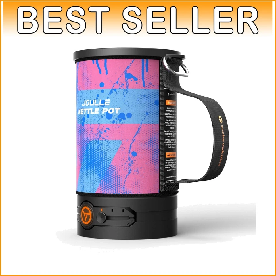 Hervidor eléctrico ligero con agitador de palomitas de maíz para comidas creativas al aire libre Foto 1 de 4