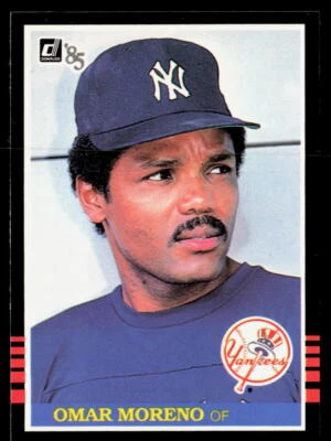 Omar Moreno 1985 Donruss #591 CORNERS - Image 1 of 2