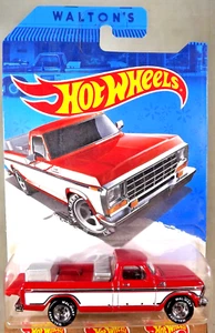 Camión Ford F-150 2015 exclusivo de Walmart Walton's 1979 rojo con pilotos reales - Imagen 1 de 5