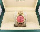 1967 Rolex Day-date 1803 Pink Stella Dial 18kt President No Papers 36mm