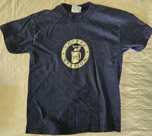 Youth's Hanes Beefy T Blue TShirt/ US Size Small 6-8 Youth Apparel/Activewear - Picture 1 of 6