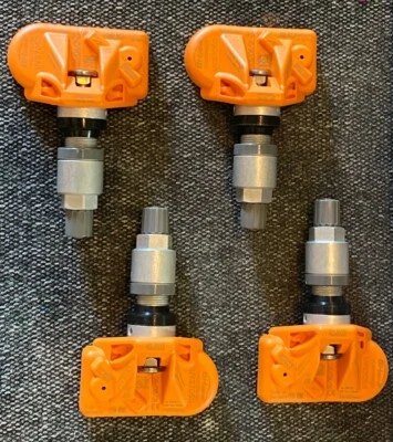 HUF TPMS TIRE PRESSURE MONITOR SENSORS SET FITS BMW PRE PROGRAMMED - Image 1 of 3