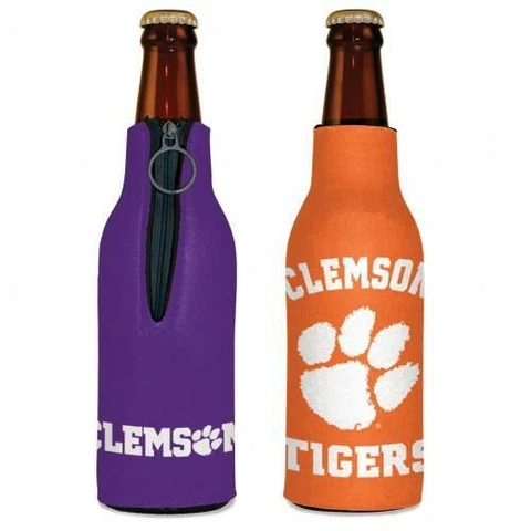Clemson Tigers Bottle Cooler 12oz NEW Cover