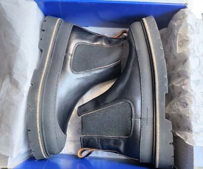 Ботинки без шнуровки Birkenstock Prescott кожа черные узкие - Изображение 1 из 4