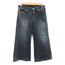 Something Edwin Denim Pants Jeans Wide Seven Feet Plain 28 Dark Indigo /Yk8 Wome