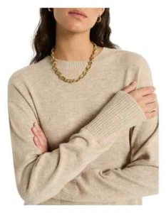 Nuevo sin etiquetas SASS & BIDE Moda Cashmere Cuello Redondo Tejido Top Jersey - Talla Pequeña - $390 - Imagen 1 de 10