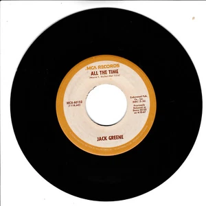 JACK GREENE All The Time VG+ 45 RPM REISSUE - Picture 1 of 2
