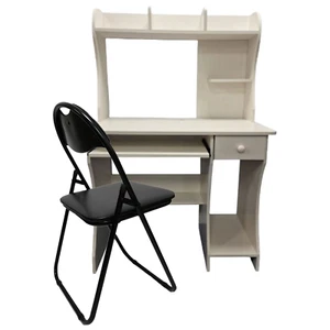 Meta Home Office Schreibtisch mit Tastaturfach für PC Laptop Tisch für Lernmöbel - Bild 1 von 17