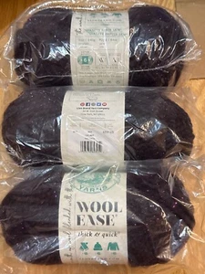 Lion Brand Wool-Ease Thick & Quick Bulky 5 oz yarn GALAXY 305 - Three Skeins - Bild 1 von 4
