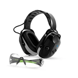 Muffpro Bluetooth Hearing Protection Earmuffs Ear Protection+Safety Glasses, ... - Picture 1 of 8