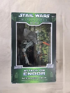 STAR WARS MINIATURES AT-ST ATTACK ON ENDOR SCENARIO PACK LIMITED EDITION NEW - Picture 1 of 5