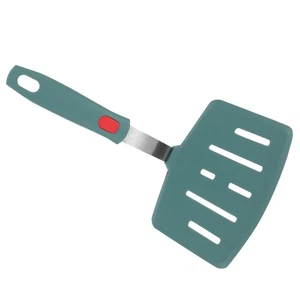  Silicone Cooking Shovel Pancake Flipper Fish Turner Spatula Flat - Picture 1 of 17