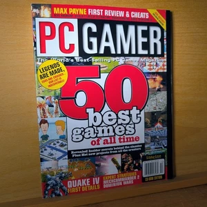 PC Gamer Magazine October 2001 50 Best Games of All Time NO LABEL - Picture 1 of 7