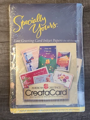 American Greetings CREATA CARD PC DIY card maker Windows 95 98 software NEW - Image 1 of 4
