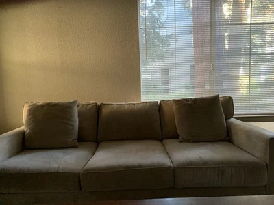 Cómodo juego de sofá y sofá-cama para sala de estar, beige, salas de estar Foto 1 de 2