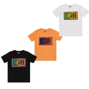 Quiksilver Kids Day Tripper Short Sleeve Crew Neck Cotton T-Shirt Top Tee - Picture 1 of 5