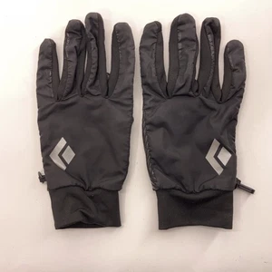 Black Diamond Size Small Thin Black Winter Gloves Grippy - Picture 1 of 5