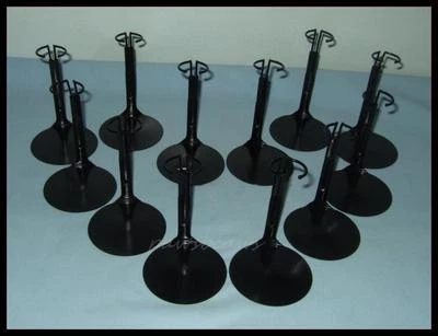 12 SOPORTES DE EXHIBICIÓN NEGROS Kaiser 20SMB para figuras de acción aptos para 7"8" NECA Play Arts MEGO Foto 1 de 3