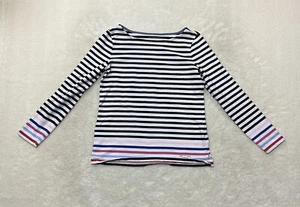 Talbots Womens Size XS Multicolor Striped Blouse Long Sleeve Round Neck  - Picture 1 of 10