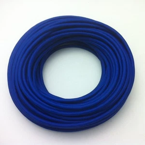 Textilkabel Lampenkabel 100m Design Zug-Pendelleitung Blau 2x0,75 TOP Qualität - Bild 1 von 1