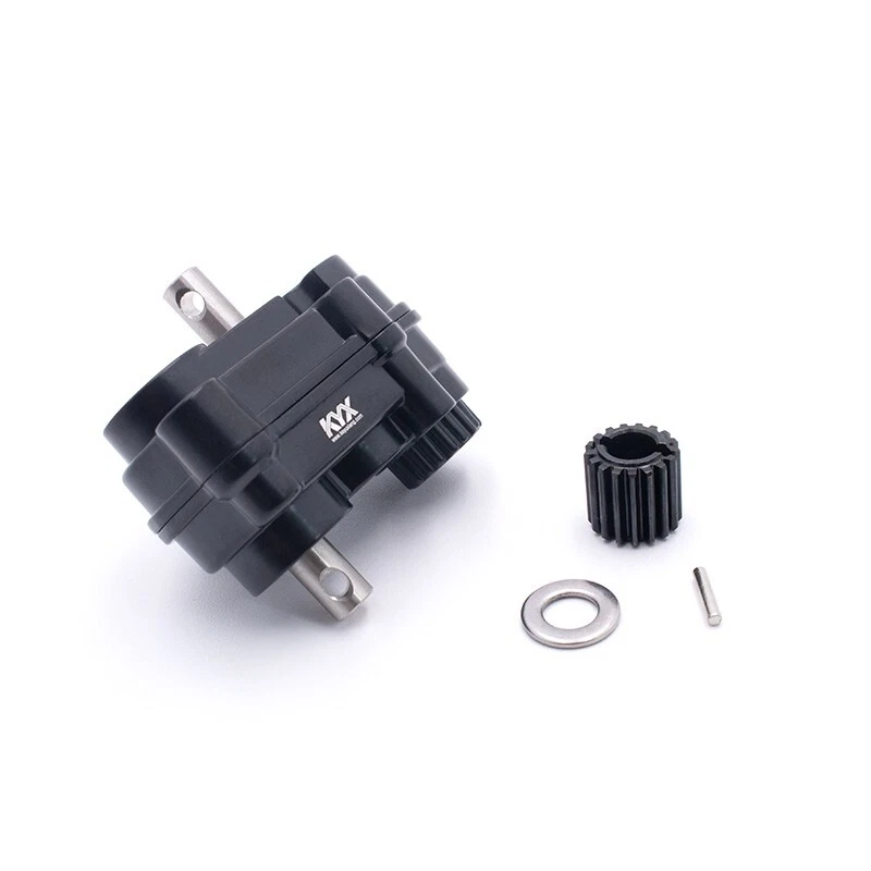 KYX CNC Machined Metal Alloy Gearbox for Axial scx10 ll 90046 1/10 RC crawle car - Image 1 of 4
