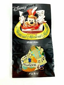 Lady & the Tramp Disney Pin Magical Musical Moments Bella Notte Dinner Kiss #18