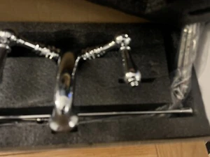 Mezclador de lavabo Marflow cromado completo London juego de palancas incluye residuos de lavabo etc! - Imagen 1 de 13