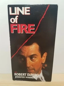 Line of Fire - Starring Robert De Niro & Jennifer Warren - VHS - Imagen 1 de 2
