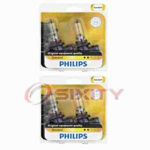 2 pc Philips Low Beam Headlight Bulbs for Cadillac 60 Special CTS DeVille bo