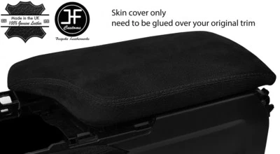 CUBIERTA TAPA REPOSABRAZOS GAMUZA REAL PUNTADA NEGRA PARA LEXUS RC 200 300 350 2014-2018 Foto 1 de 3