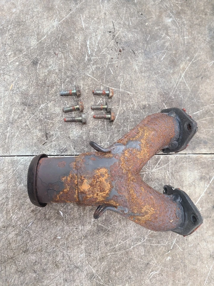 Yamaha Enticer ET 400 1990 conjunto de tubo de escape 1 8G8-14610-00 AT711 Foto 1 de 4