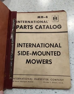 INTERNATIONAL HARVESTER - SIDE-MOUNTED MOWERS - PARTS CATALOG MANUAL - Picture 1 of 5